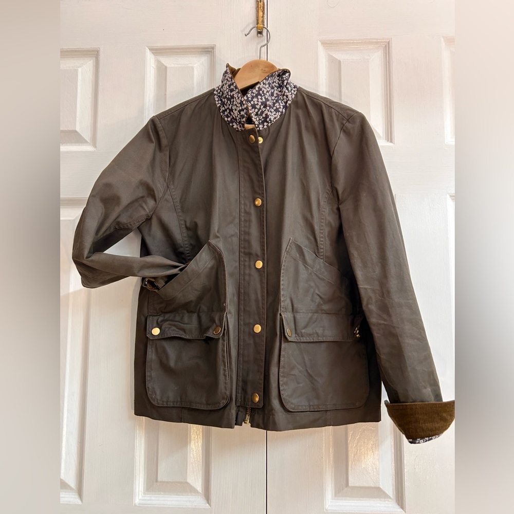 J.Crew Women’s Barn jacket with Liberty of London ©️ detail